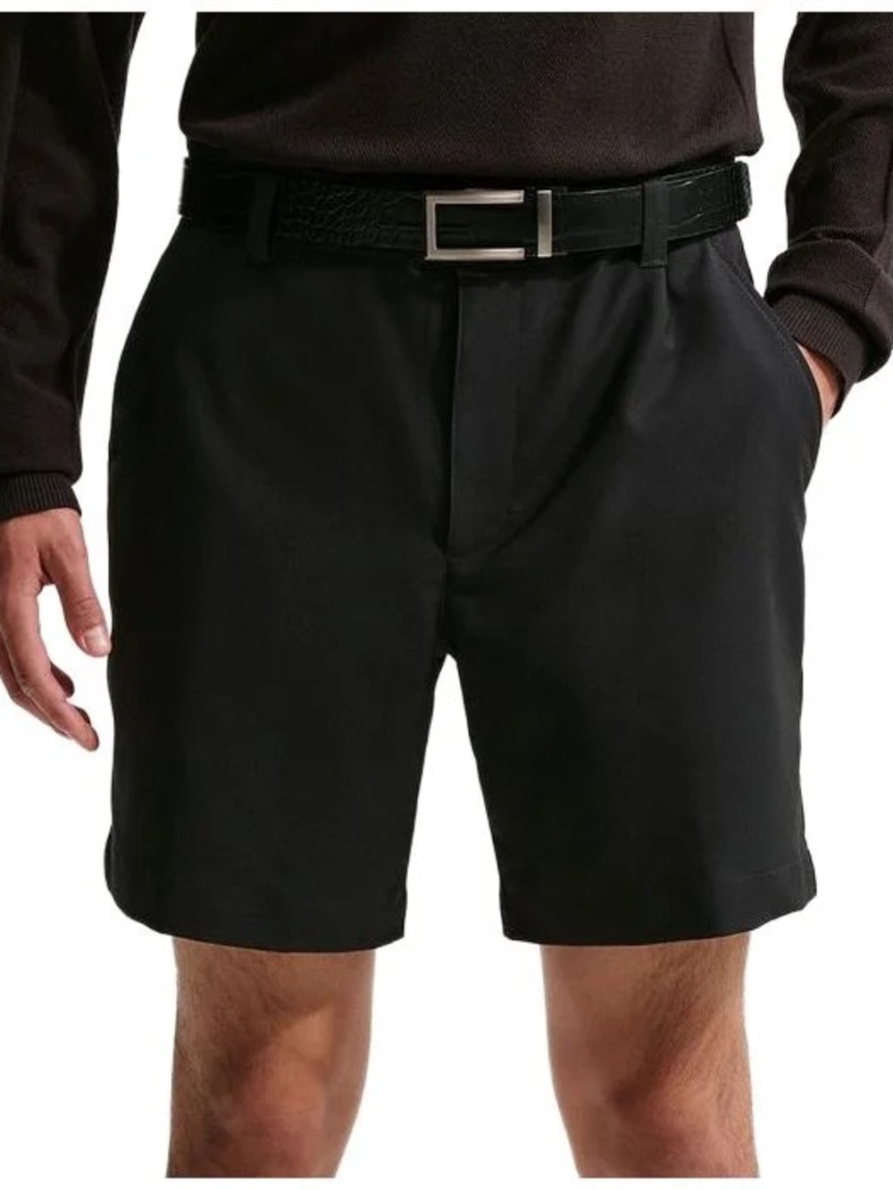 Nike Dri-Fit Victory Black Shorts Flat Front Golf Apparel Men’s Size 38